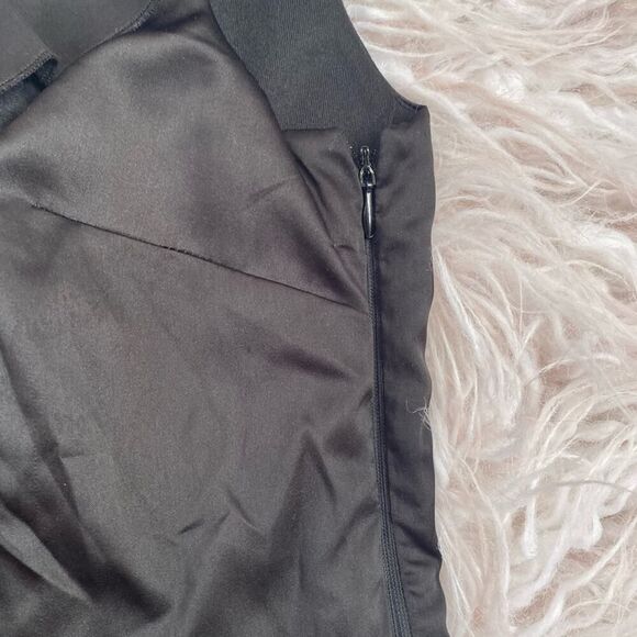 VILA | Black One Shoulder Satin Cocktail Dress | Size: Small - Picture 7 of 11